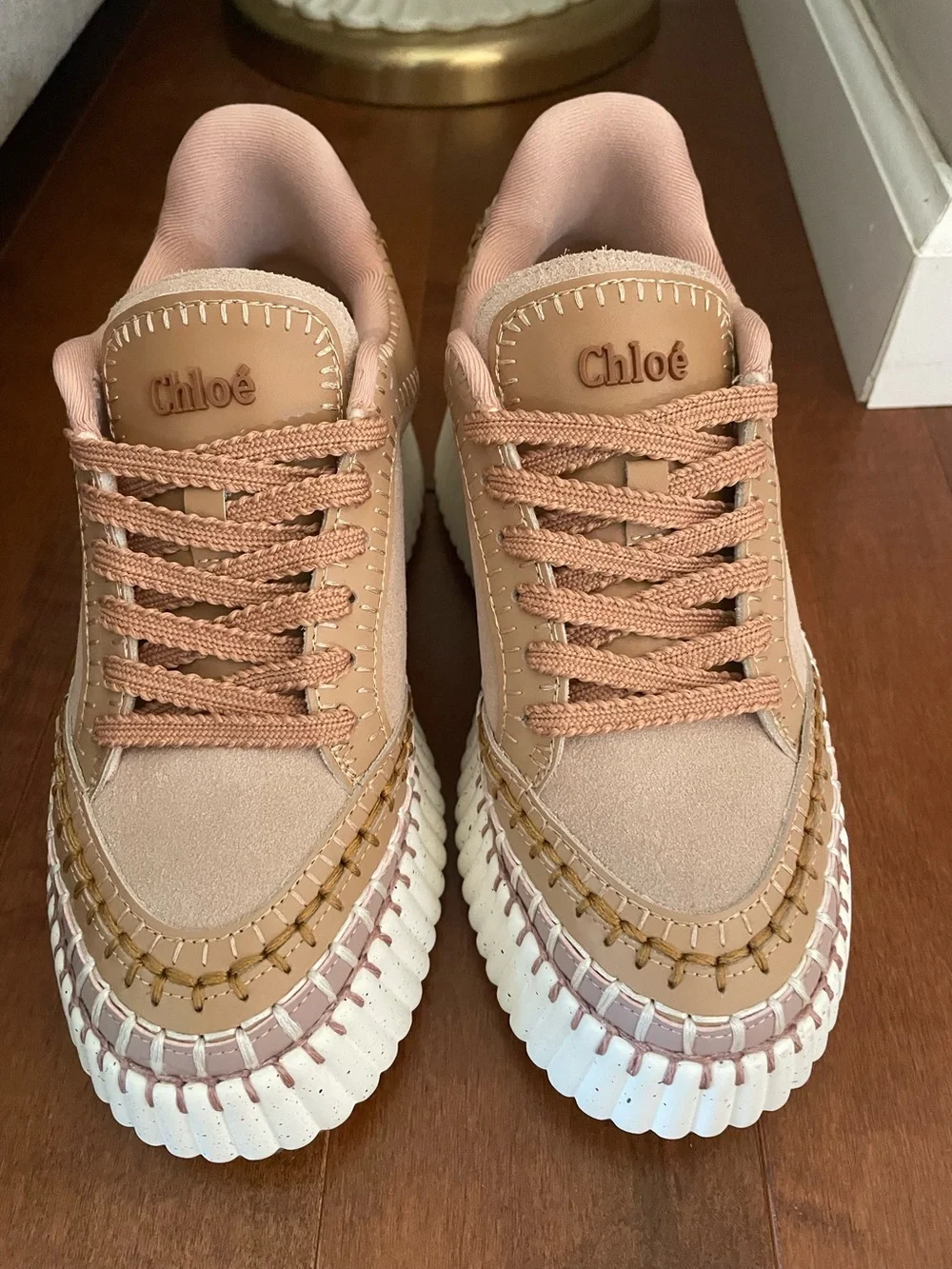 Suede Platform Sneakers size 36